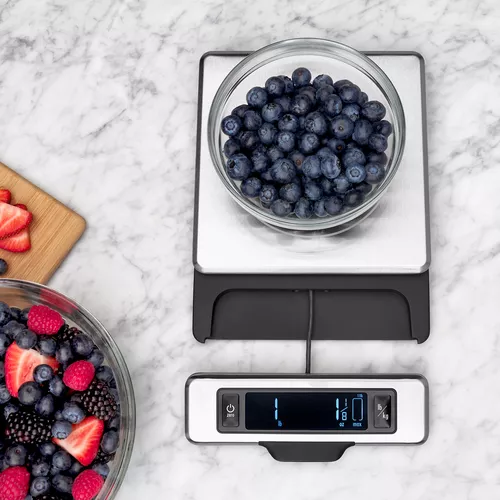 OXO 11-lb. Stainless Steel Scale with Pull-Out Display