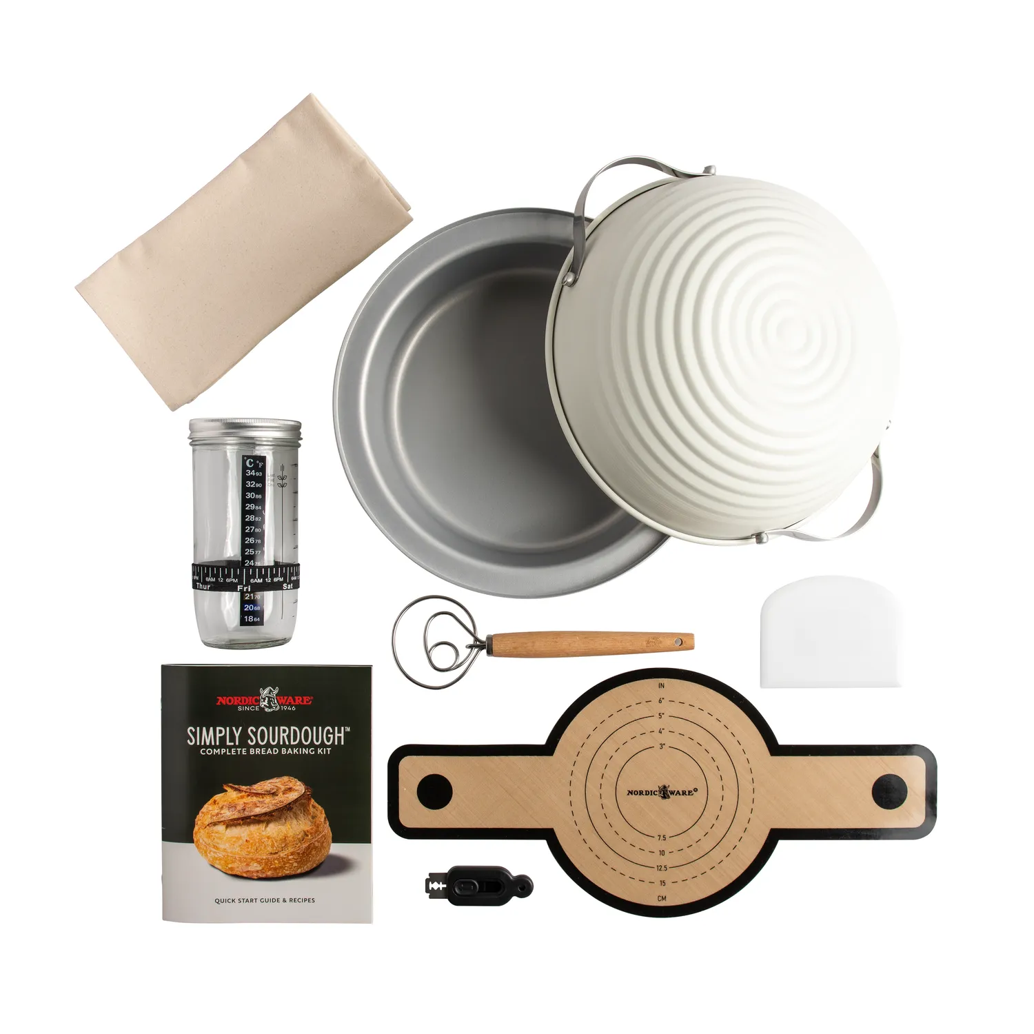 Nordic Ware Simply Sourdough™ Basic 9-Piece Bread Baking Kit