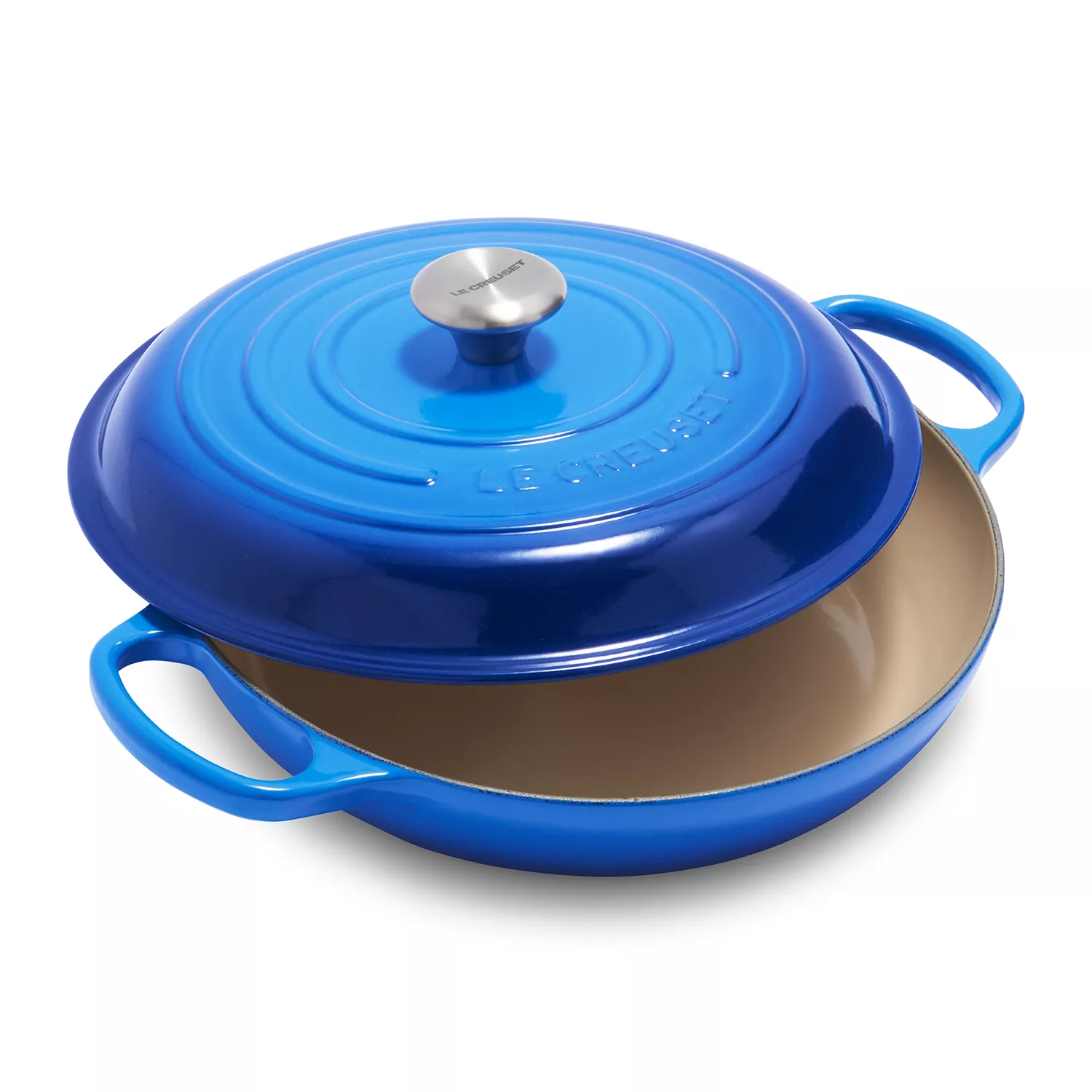 Le Creuset 3.5-Qt. Signature Enameled Cast Iron Braiser, Marseille