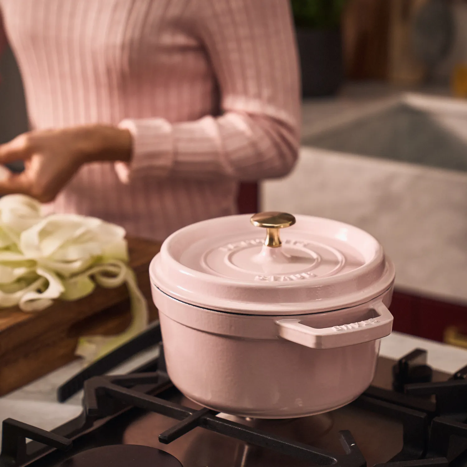 Staub Round Dutch Oven, 5.5 qt.