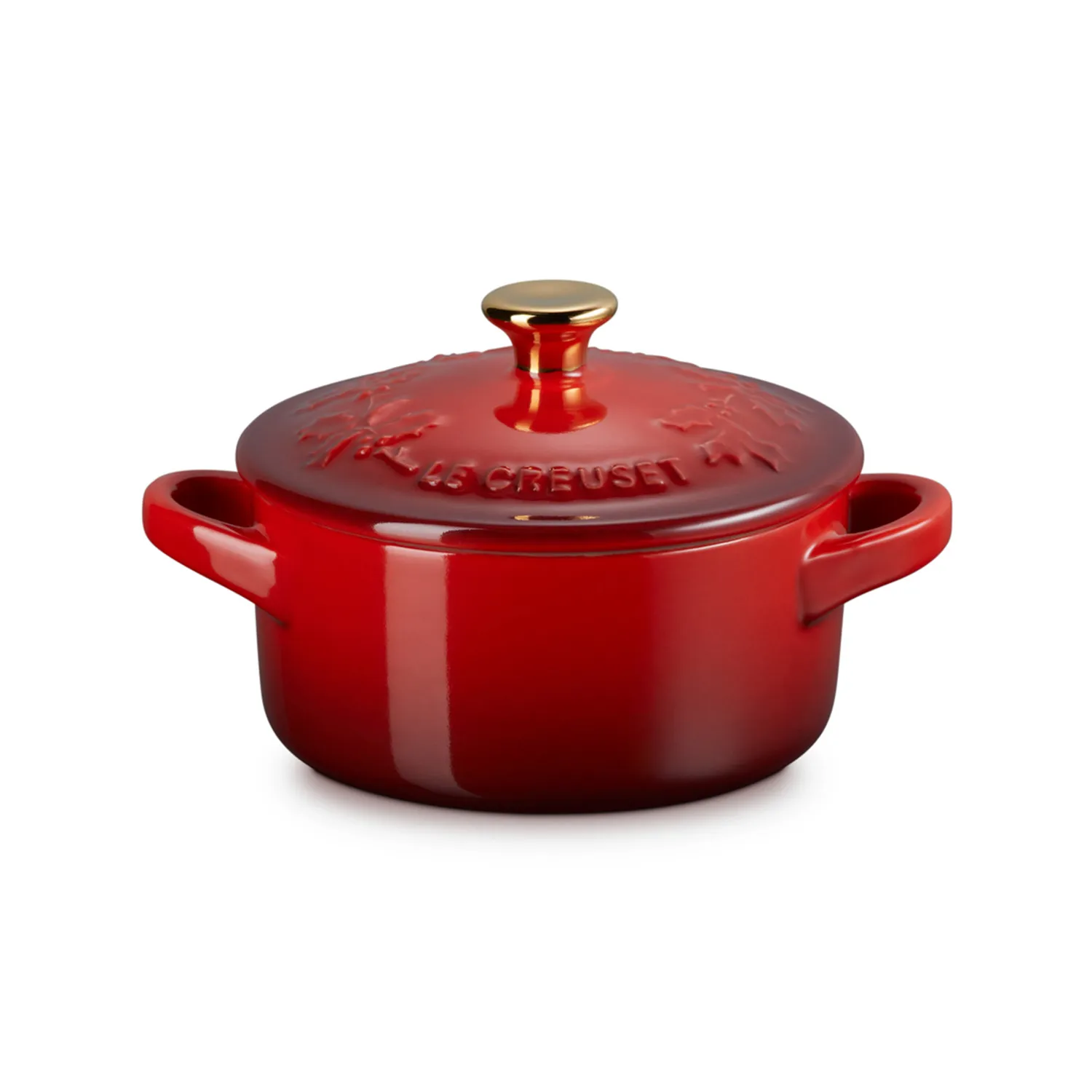 Le Creuset Holly Petite Cocotte, 8 oz.