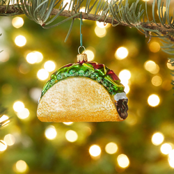 Sur La Table Taco Glass Ornament