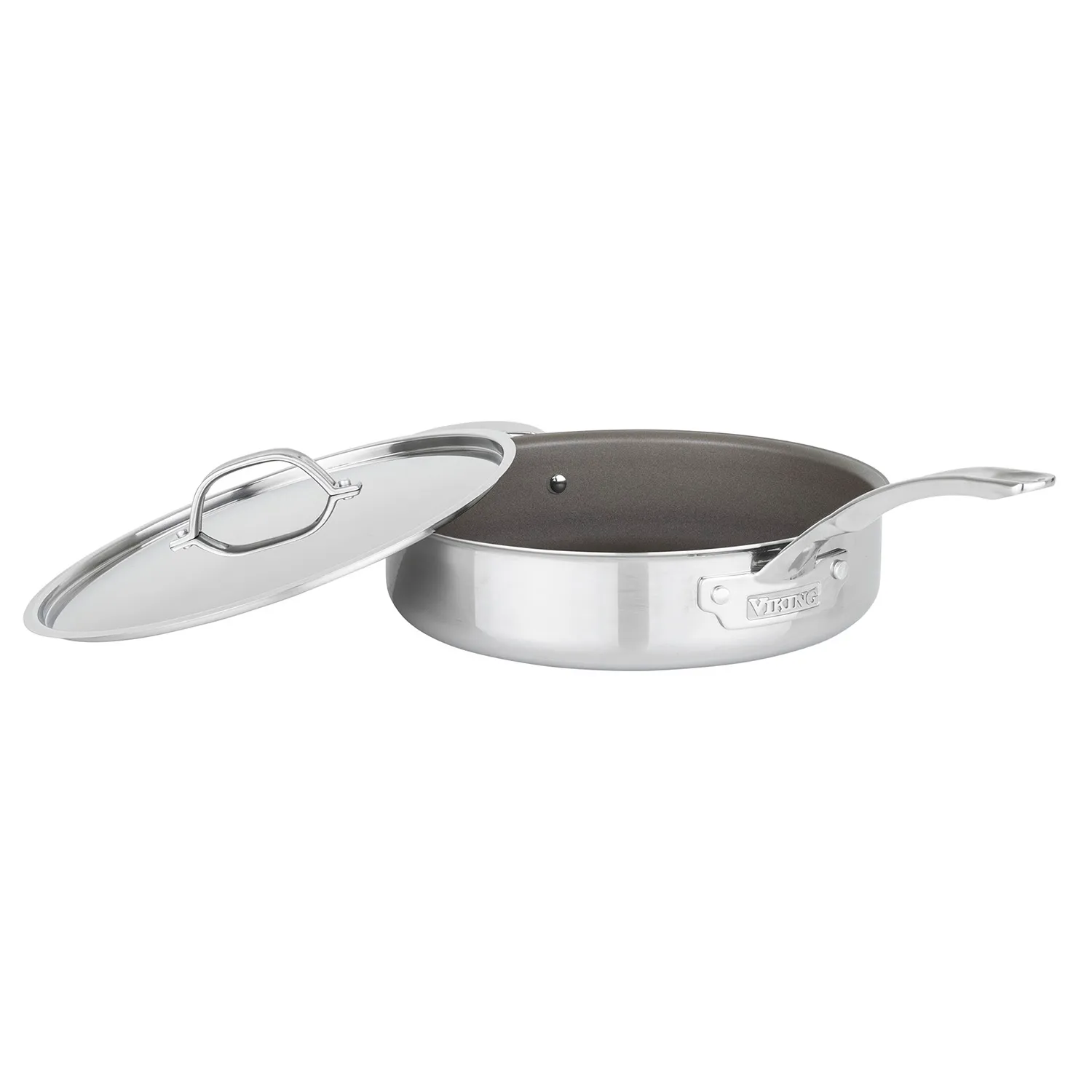 Viking PureGlide Pro 3-Ply Sauté Pan with Glass Lid, 4.5 qt.