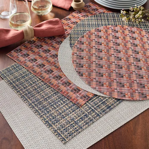 Chilewich Basketweave Round Placemat, 15&#34;