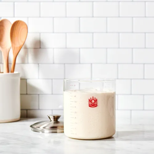 King Arthur Baking Co. Glass Sourdough Crock