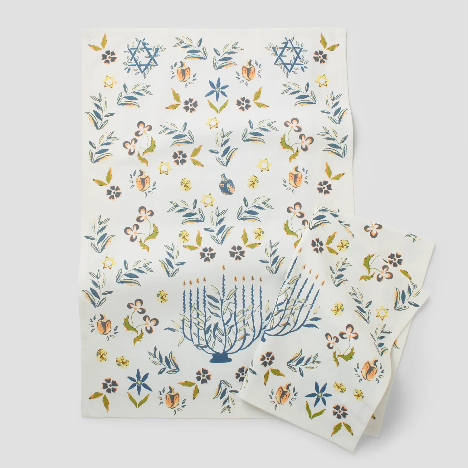 Sur la table Hanukkah Towels, Set of 2