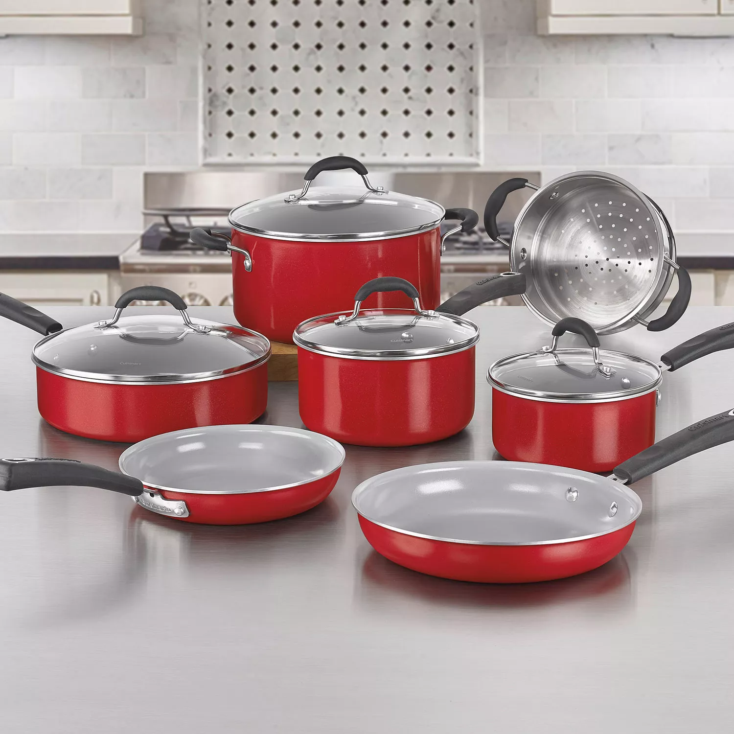 Cuisinart Advantage Ceramica XT Nonstick 11-Piece Cookware Set