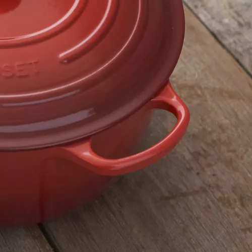 Le Creuset Cerise Signature Round Dutch Oven, 13.25 qt.