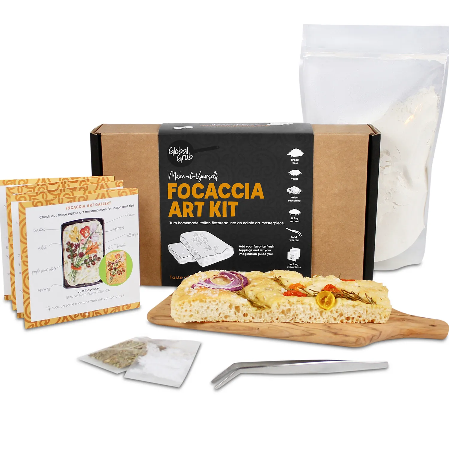 Global Grub Focaccia Art Kit