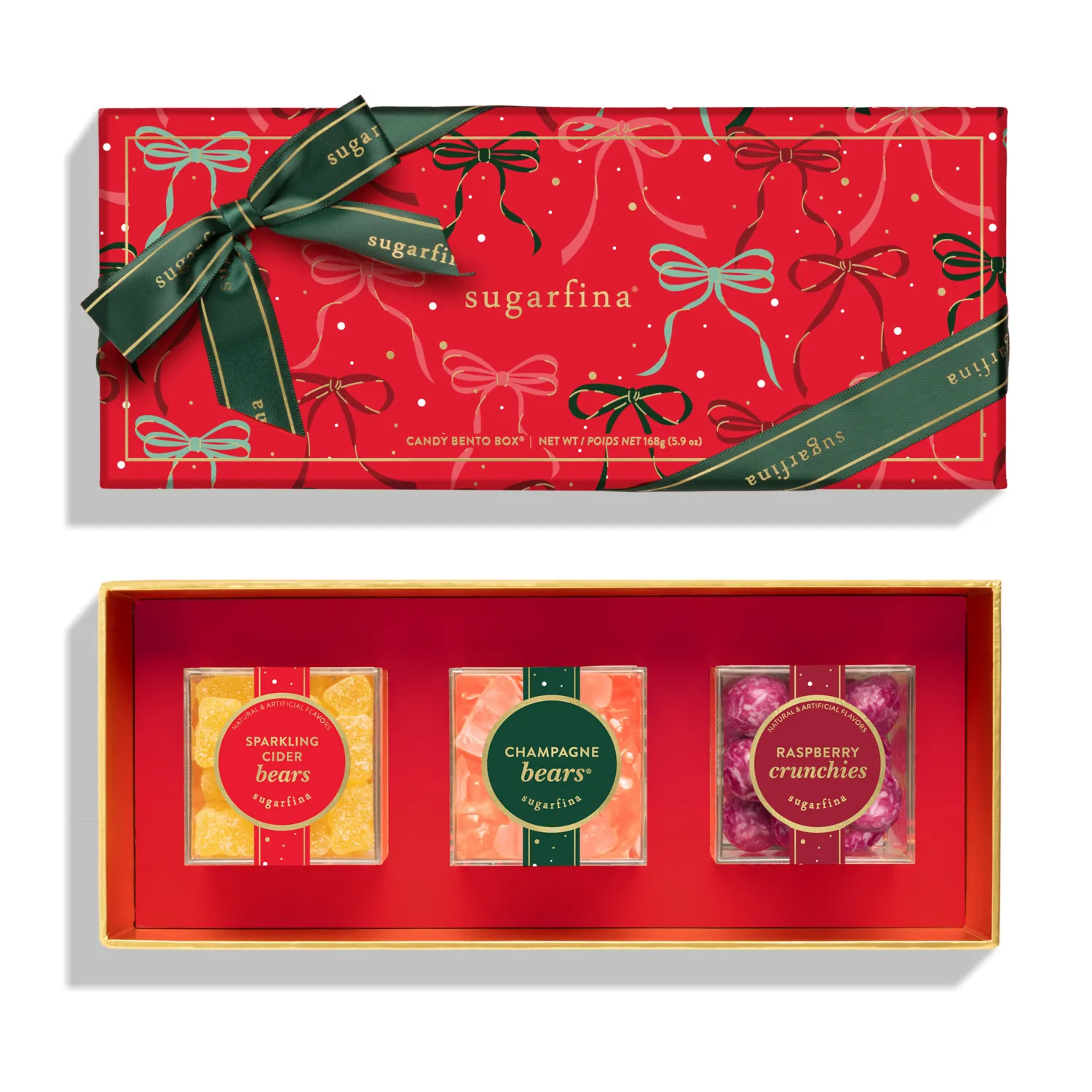 Sugarfina Happy Holidays Bento Box, Set of 3