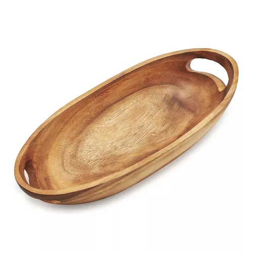 Sur La Table Acacia Serving Tray with Handles