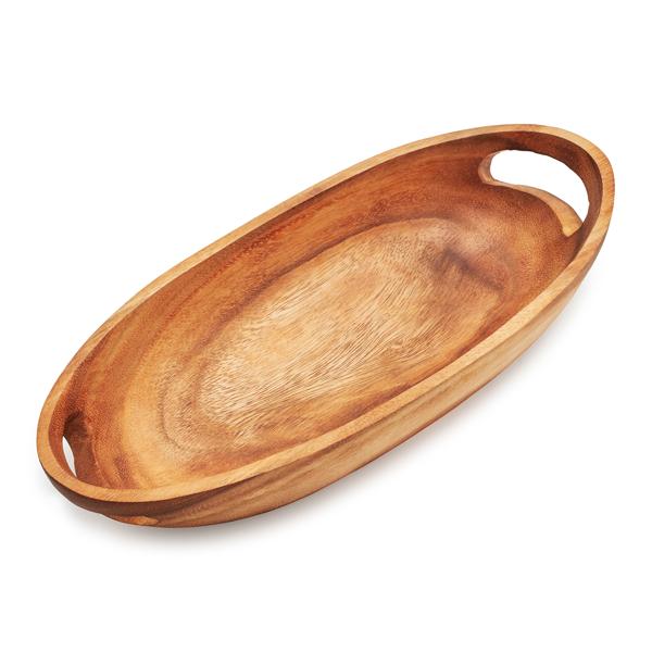 Sur La Table Acacia Serving Tray with Handles