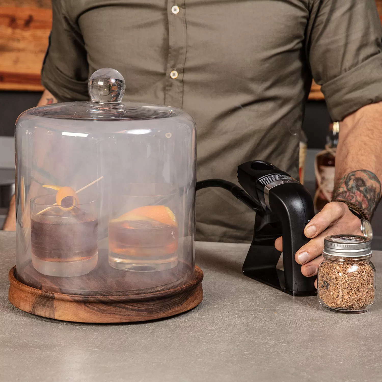 Crafthouse by Fortessa Glass Smoking Cloche