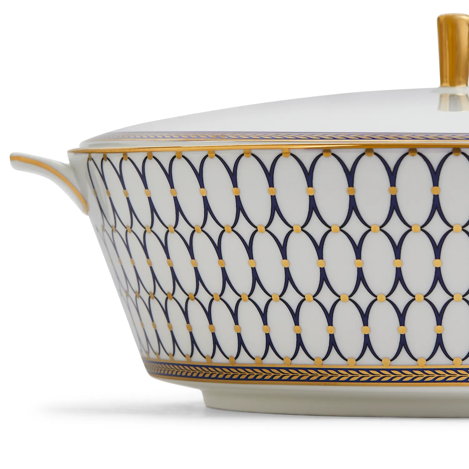 Waterford Renaissance Gold Covered Dish