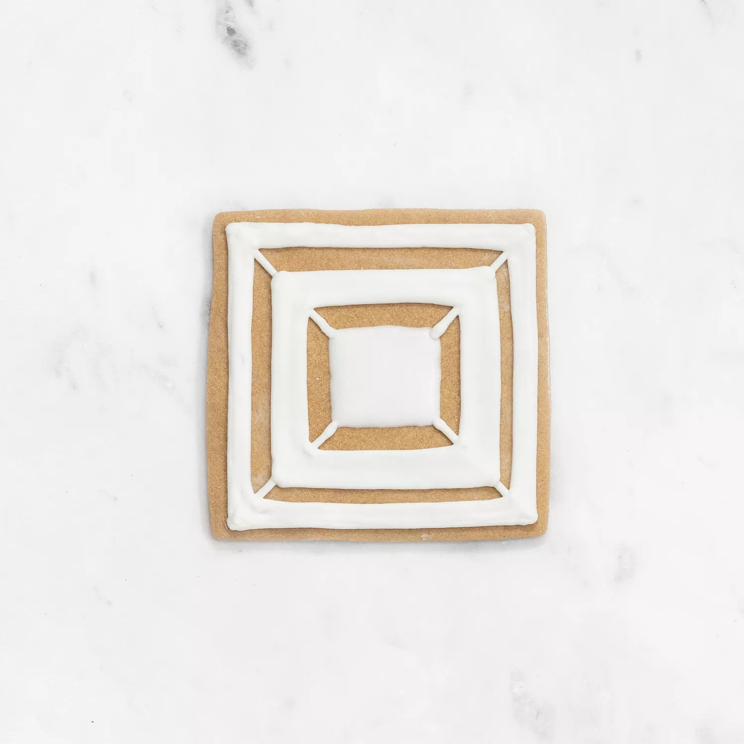 Sur La Table Copper-Plated Square Cookie Cutter with Handle, 3"