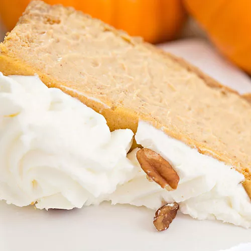 Bourbon-Pumpkin Cheesecake