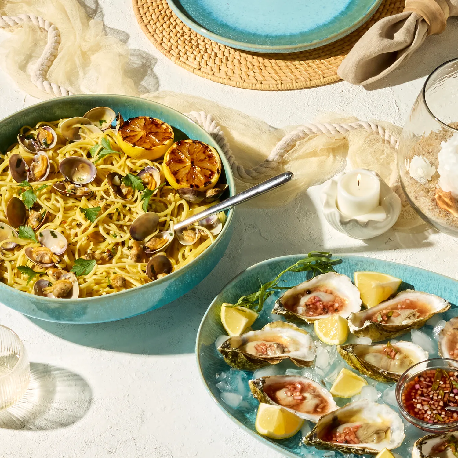 Sur La Table Conch Shell Tealite Holder