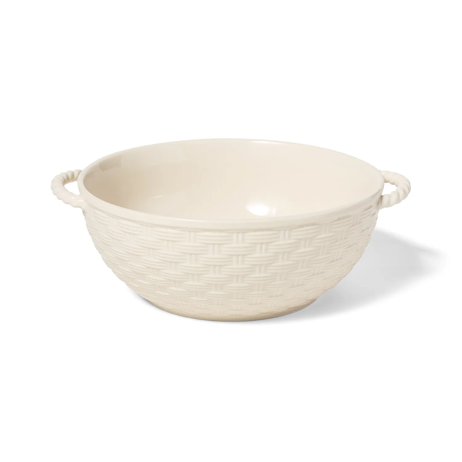 Sur La Table Basketweave Serving Bowl
