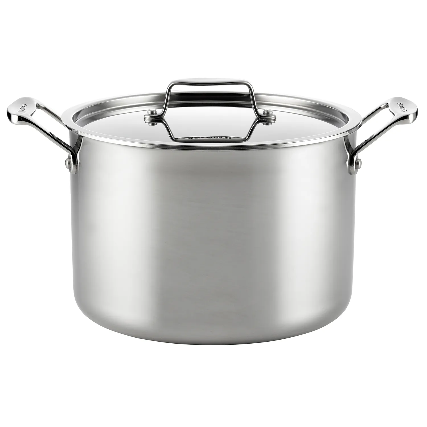 Scanpan Fusion 5 Stainless Steel Stockpot with Lid, 8 qt.