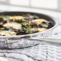 All-Clad D3 Stainless Steel Nonstick 10&#34; Skillet with Spatula