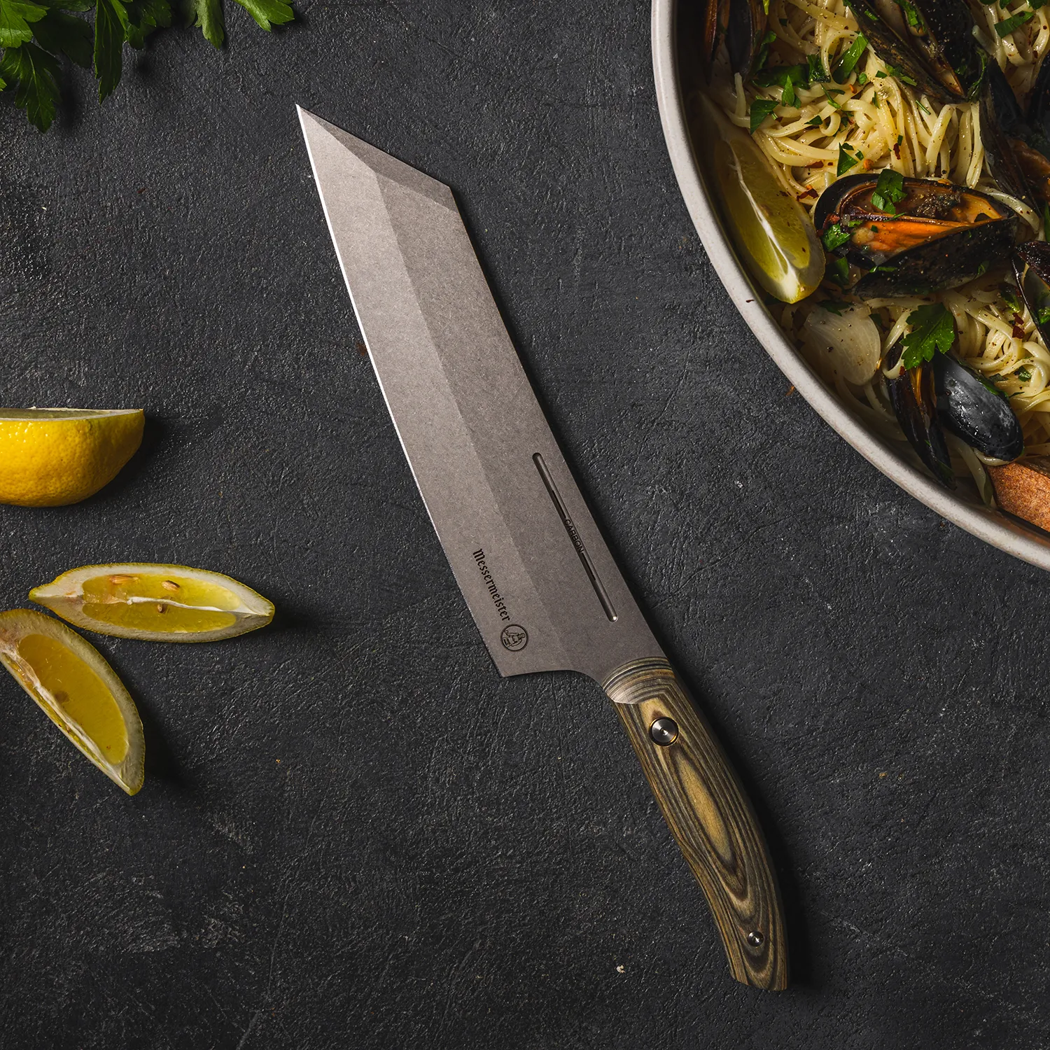 Messermeister Carbon Chef's Knife, 8"