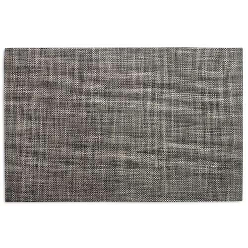 Chilewich Basketweave Floor Mat, Carbon