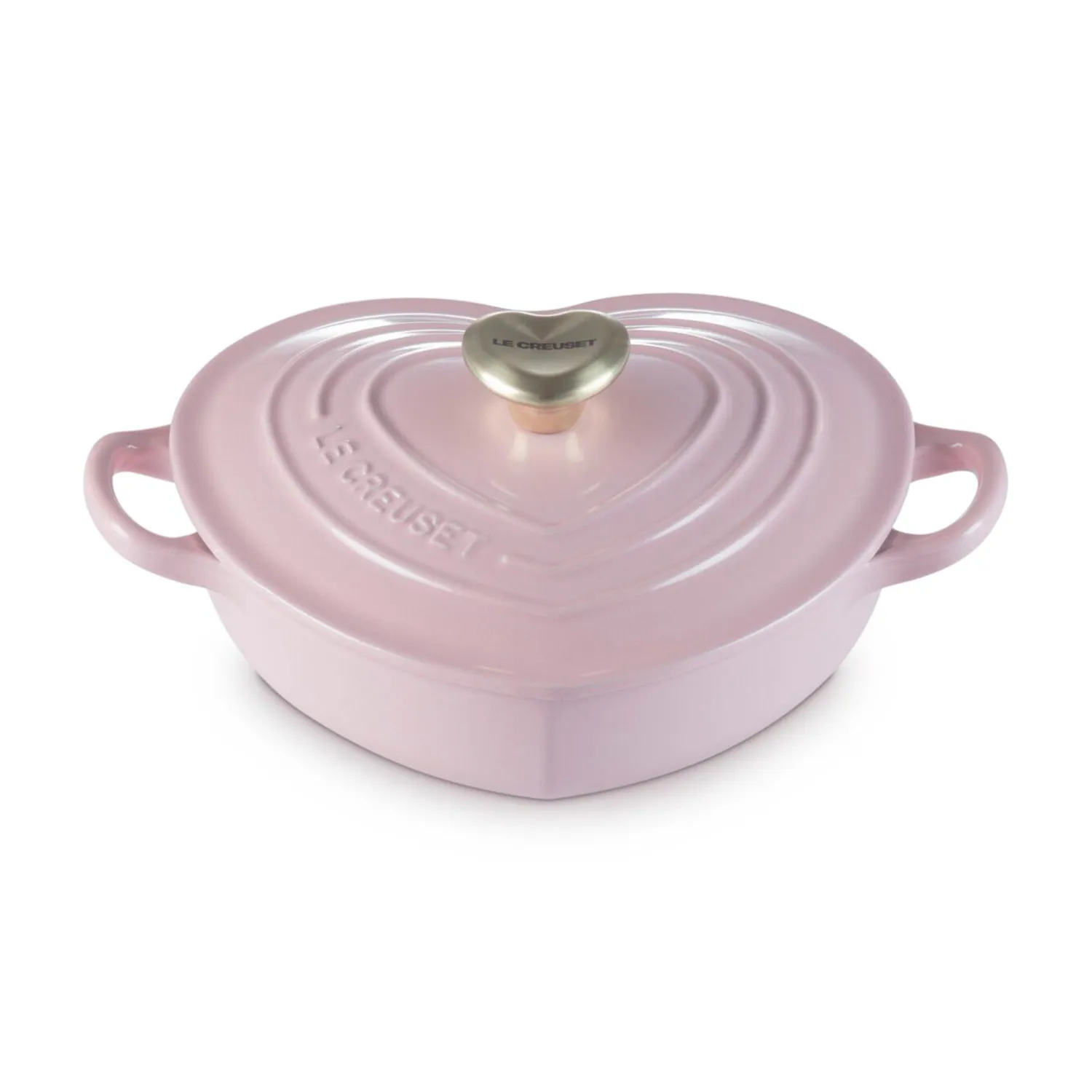 Le Creuset Shallow Heart Cocotte, 1.25 Qt.