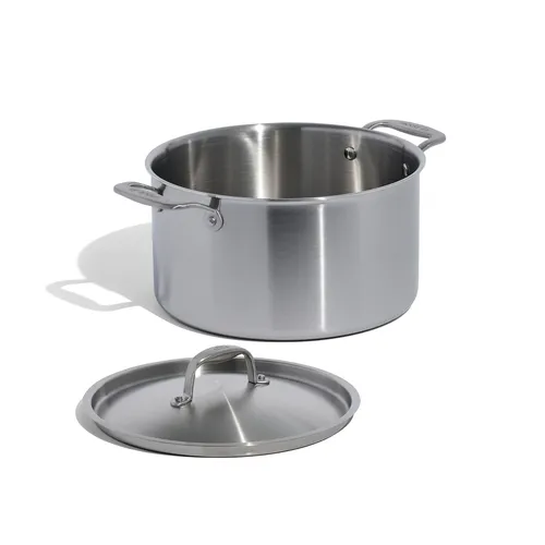 Made In Stainless Clad Stock Pot, 8 qt. 