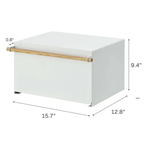 Yamazaki Tosca Steel & Wood Bread Box