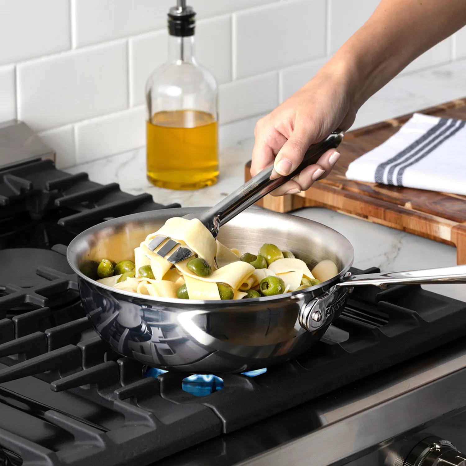 All-Clad D3 Stainless Steel Saucier