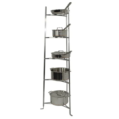 Enclume Classic Hammered Steel 5-Tier Cookware Stand