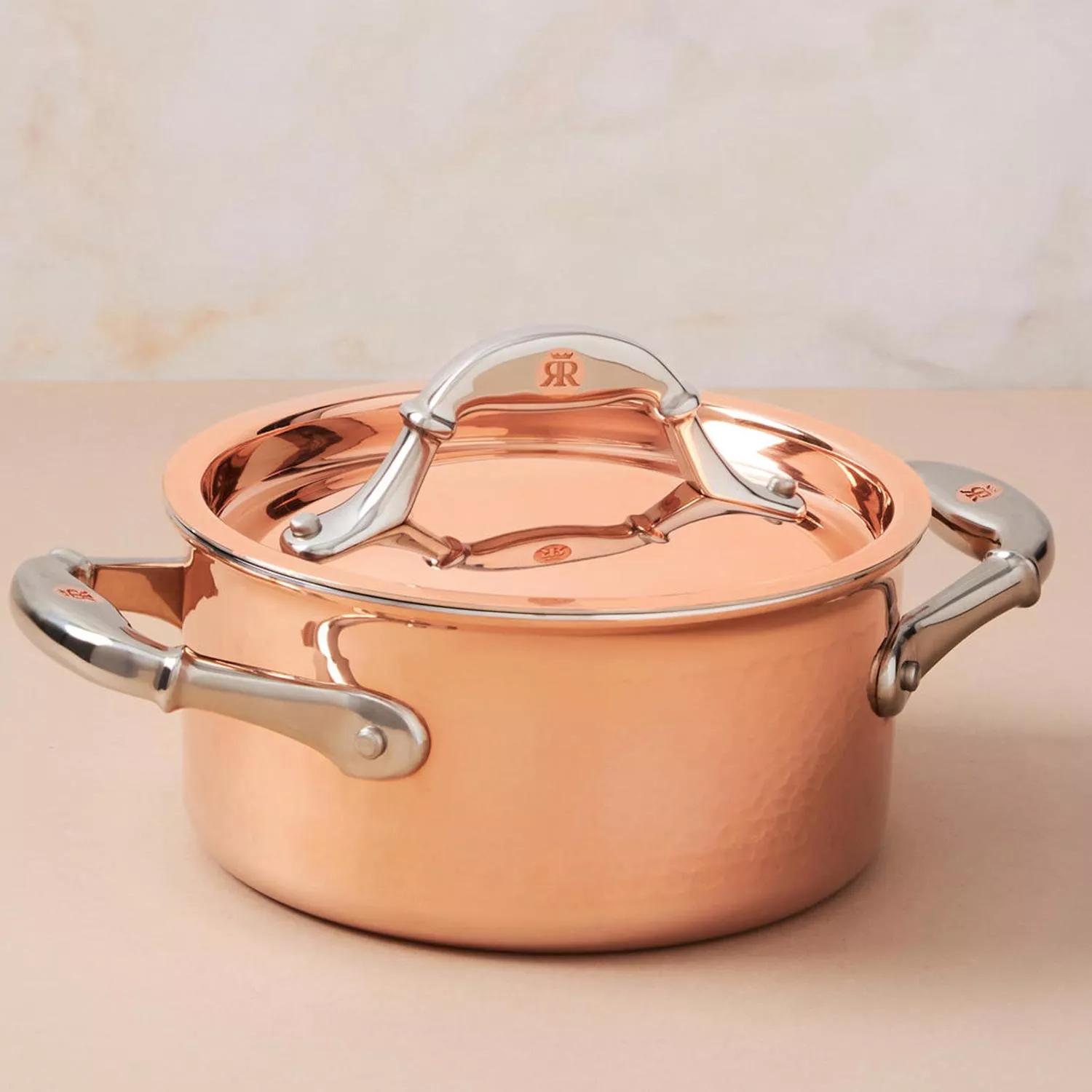 Ruffoni Symphonia Cupra 1.5 qt. Covered Copper Casserole