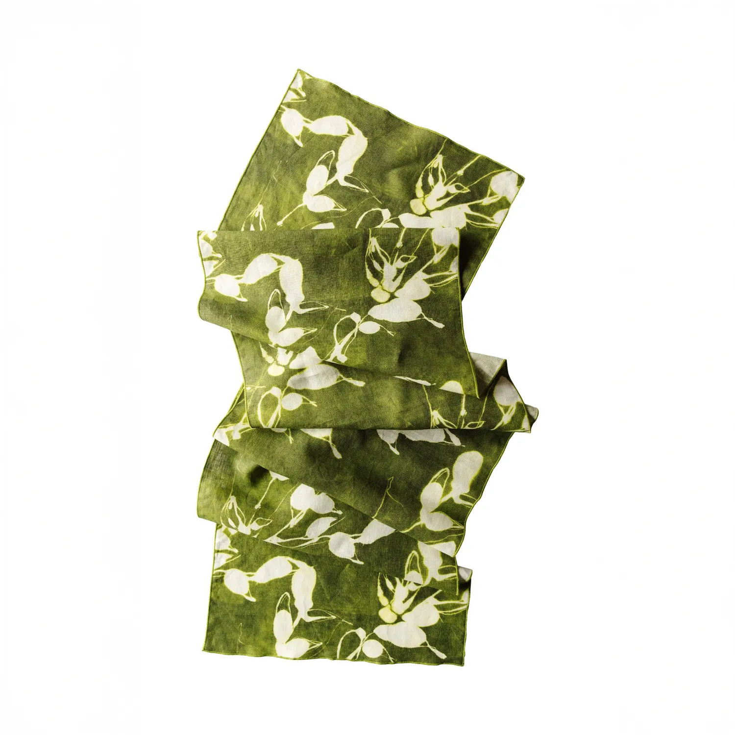 Goldie Home Porto Olive Table Runner