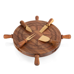 Picnic Time Helsman Lazy Susan Cheese Board