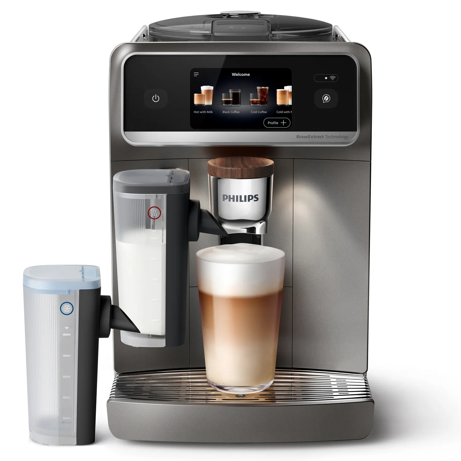 Philips Cafe Aromis 8000 Series Fully Automatic Coffee and Espresso Machine with LatteGo Pro