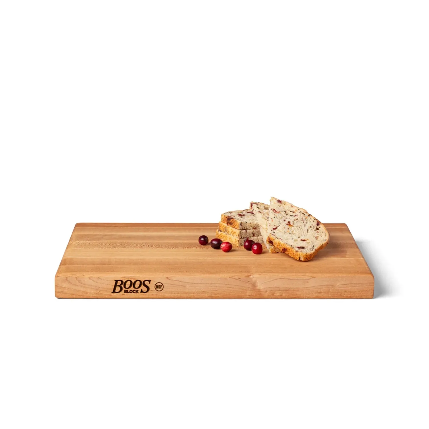 John Boos Maple Edge-Grain Cutting Boards w/ Grips, 1.5" Thick