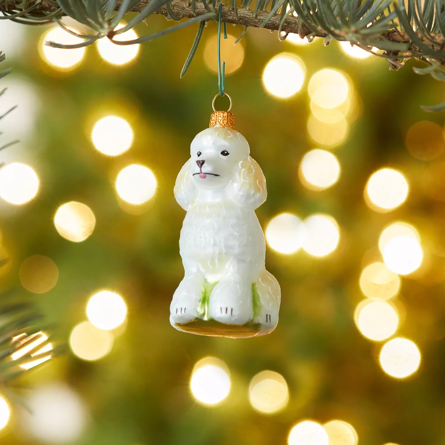 Poodle shop christmas ornaments