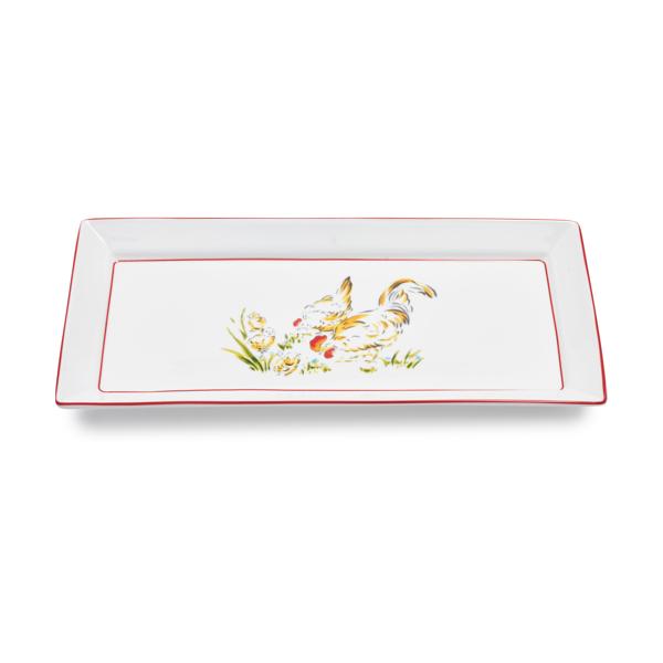 Farmhouse Rectangular Platter, 6.7" x 13.5"