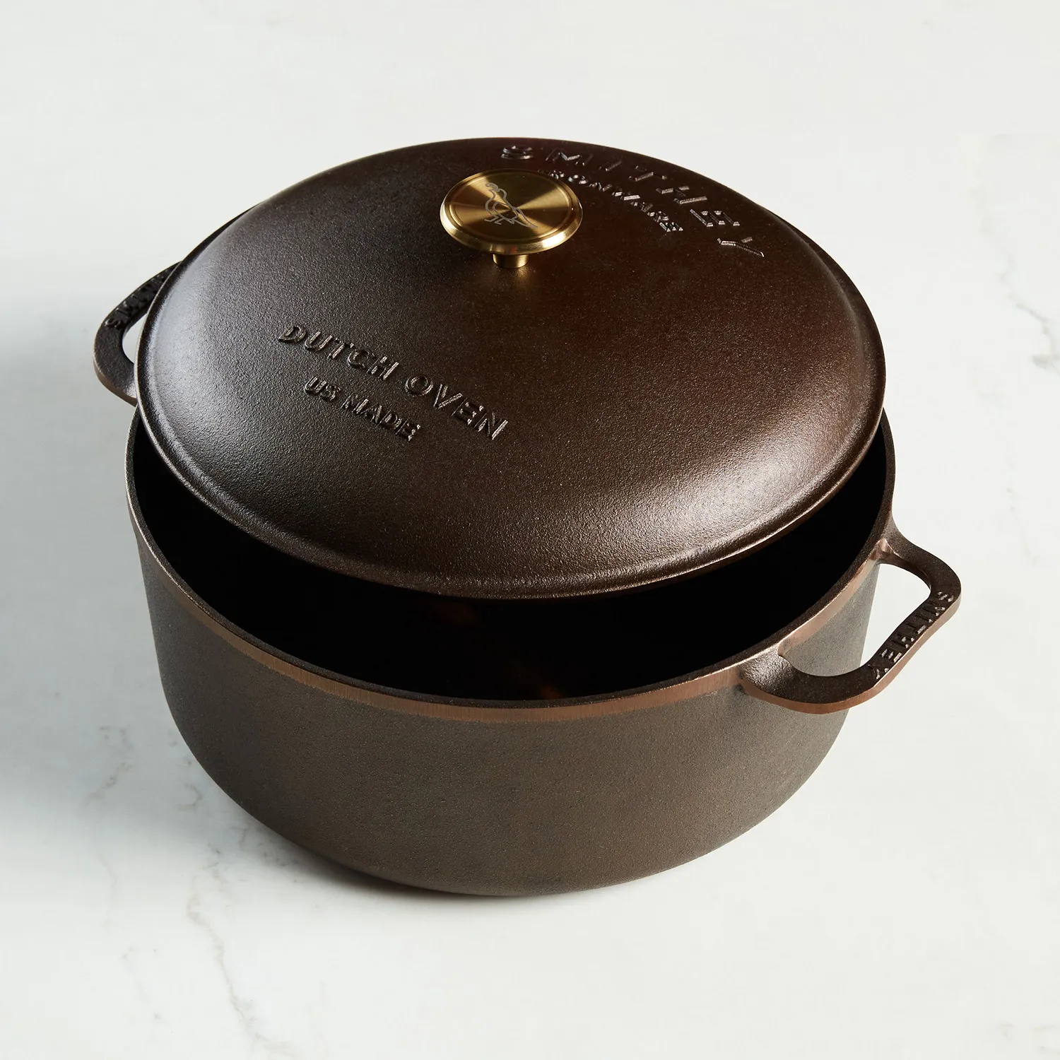 Smithey Polished Cast Iron Dutch Oven