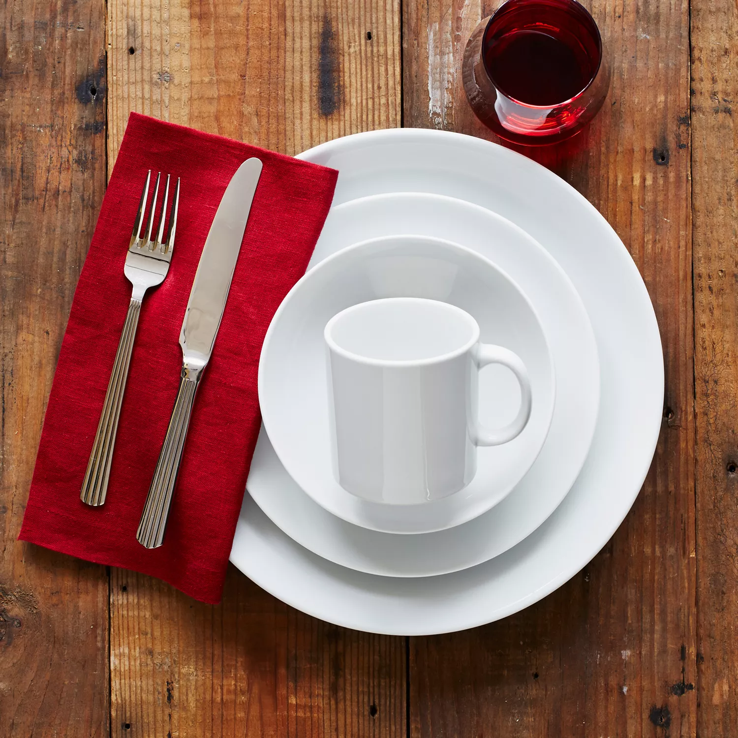 Sur La Table Coupe 16-Piece Dinnerware Set