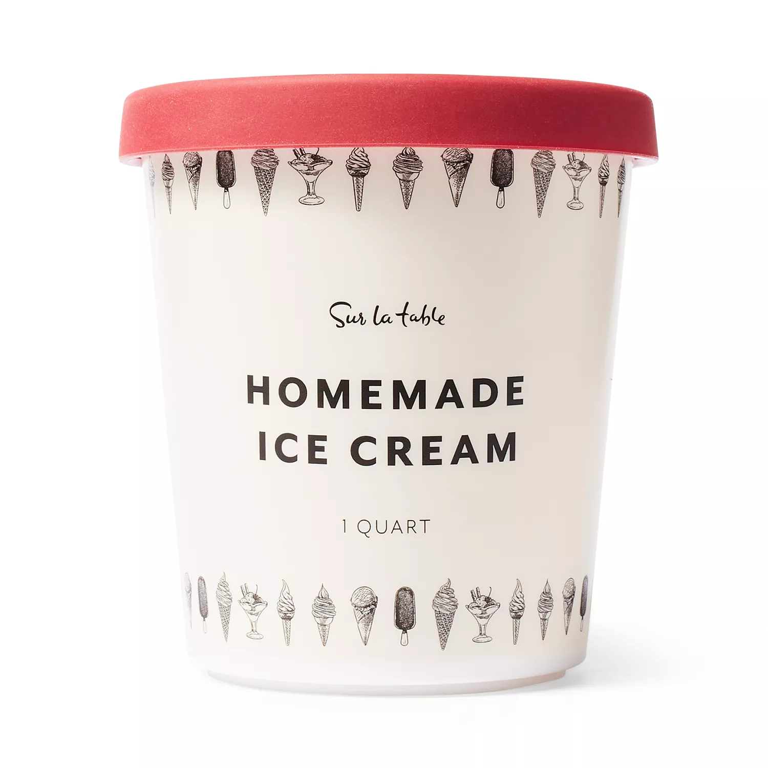 Tovolo 1.5 qt. White Glide-A-Scoop Ice Cream Tub, Insulated