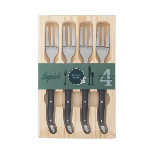 French Home Laguiole Cake Forks, Set of 4