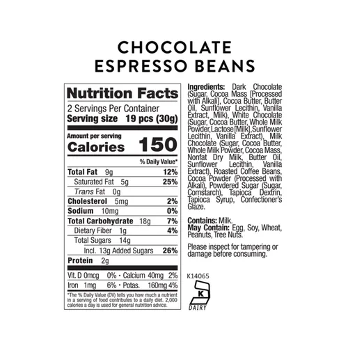 Sugarfina Chocolate Espresso Beans Mini Coffee Cup, Set of 4