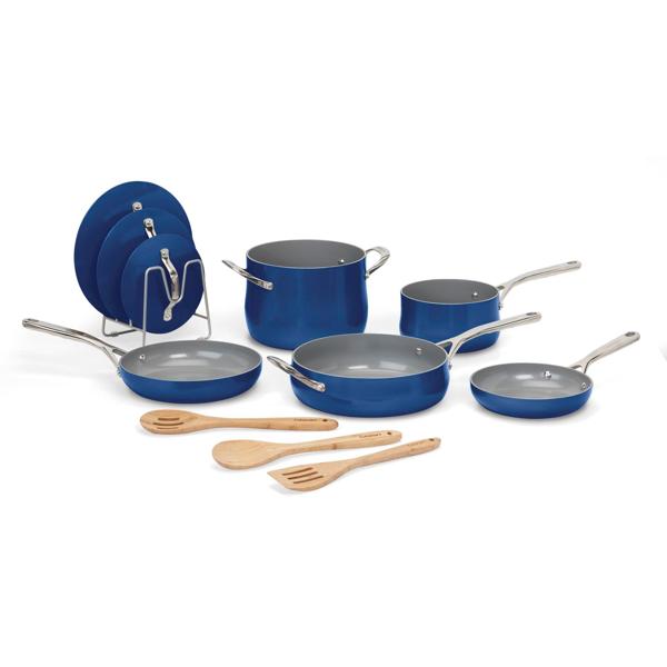 Cuisinart Culinary PurelyCeramic Nonstick 12-Piece Cookware Set - thumbnail 6