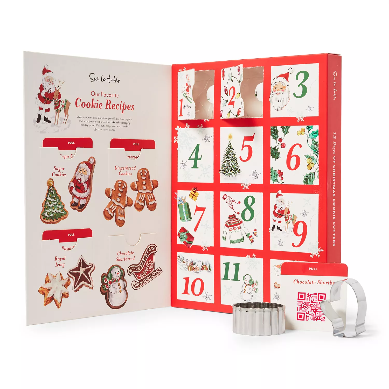 Sur La Table Mini Cookie Cutter Calendar, Set of 12