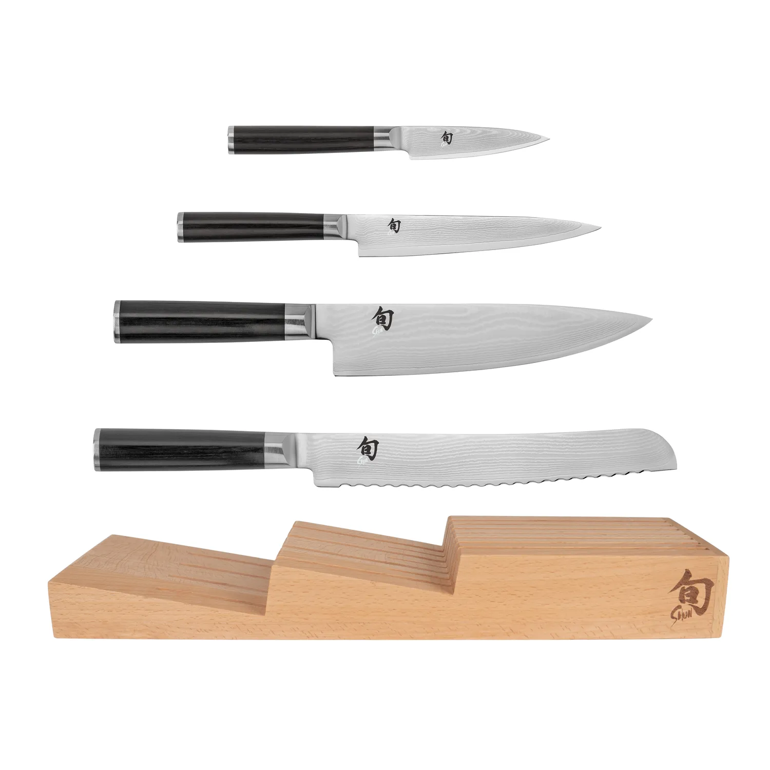 Shun Classic 5-Piece In-Drawer Knife Block Set