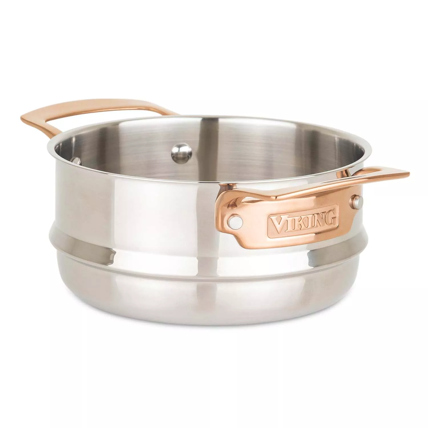 Viking Tri-Ply Black and Copper 11-Piece Cookware Set