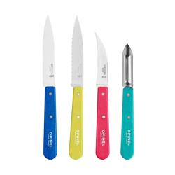 Opinel Les Essentiels 4-Piece Paring & Peeler Knife Set 