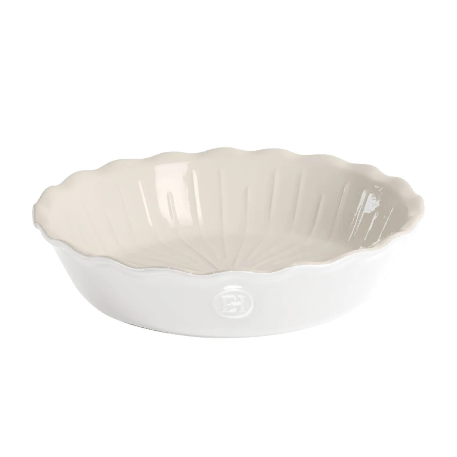 Emile Henry Modern Classics Ribbed Pie Dish, 9"