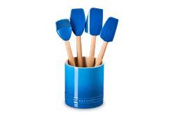 Le Creuset Peche 5-Piece Crock & Tool Set